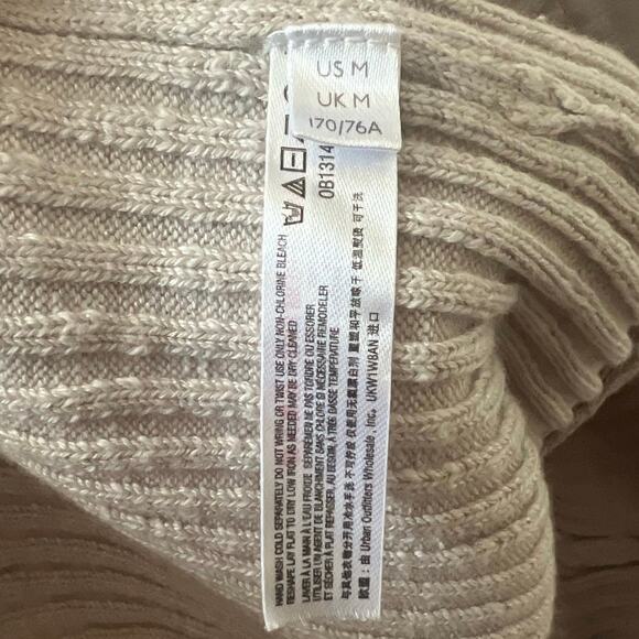 Free People High Waist Ribbed Shorts - Cream - Picture 5 of 9